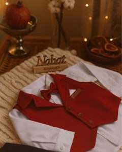 ست جلیقه و شلوار یلدایی