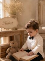 ست لباس فرانسوی پسرانه مدل لوئی شانزدهم مناسب نوزاد تا ۷ سال